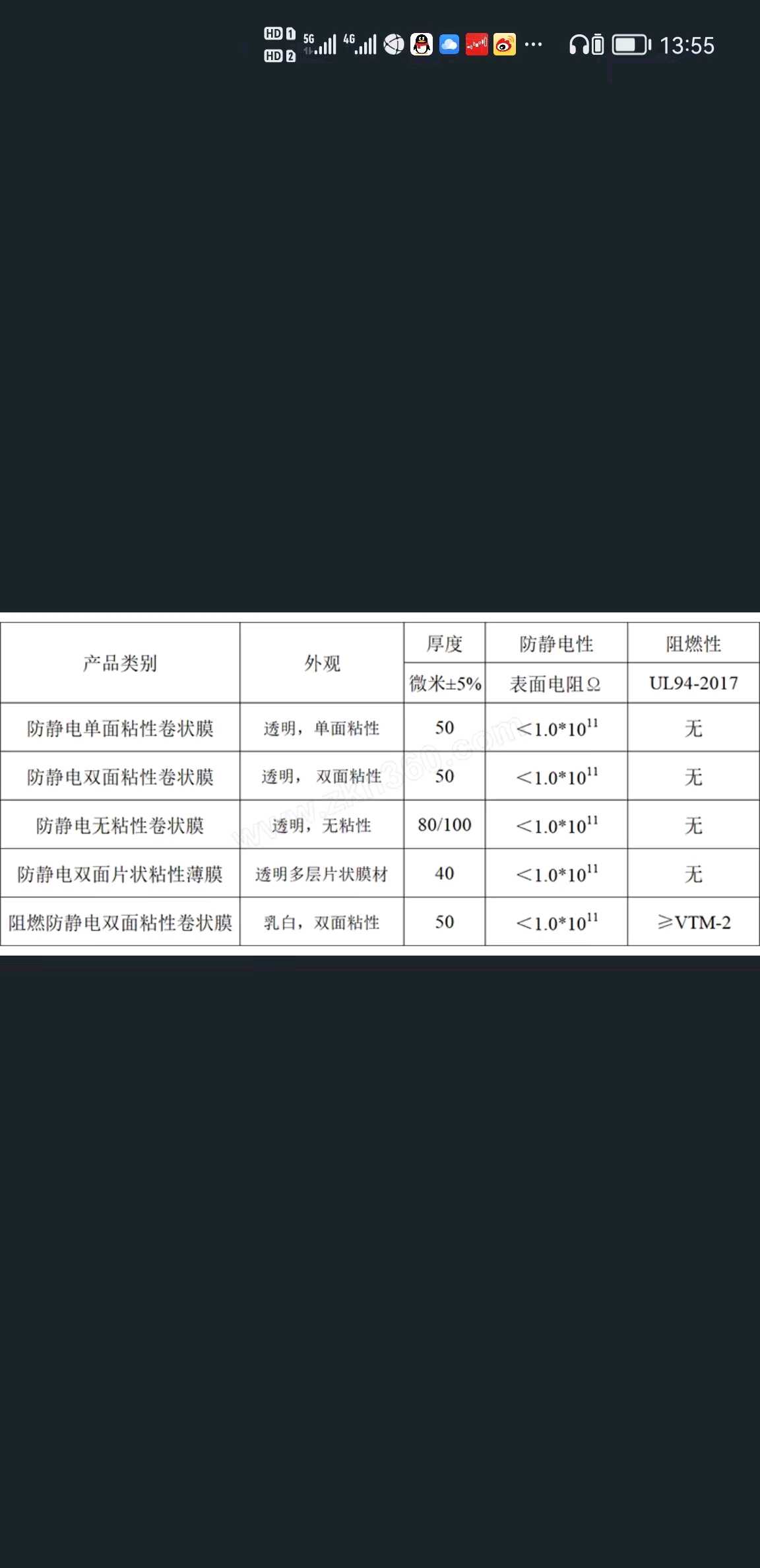 PE雙面膠，耐高溫120℃